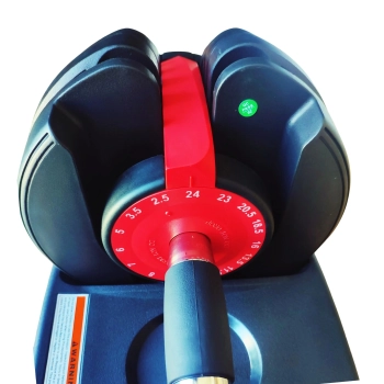 Zestaw hantli regulowanych 2,5kg - 24kg zestaw gumowane